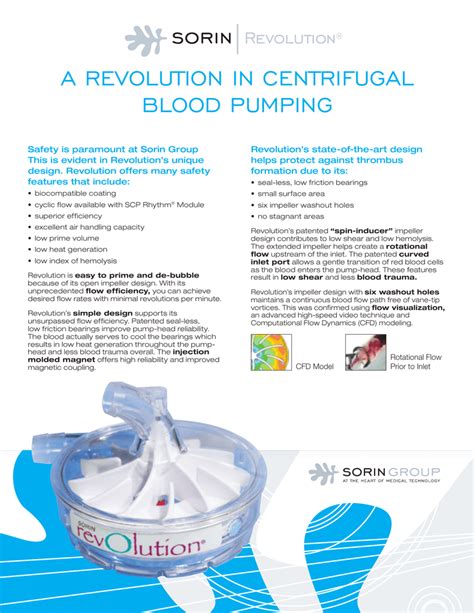 revolution centrifugal pump|REVOLUTION Centrifugal Blood Pump Important Safety .